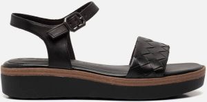 Tamaris Sandalen zwart Leer Dames