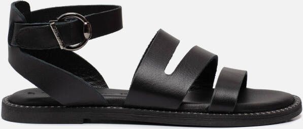 Tamaris Sandalen zwart Leer