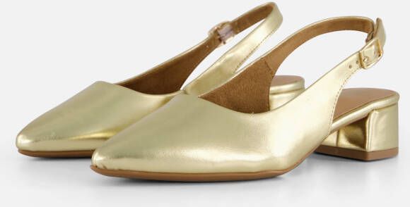 Tamaris Slingback Pumps goud Synthetisch Dames