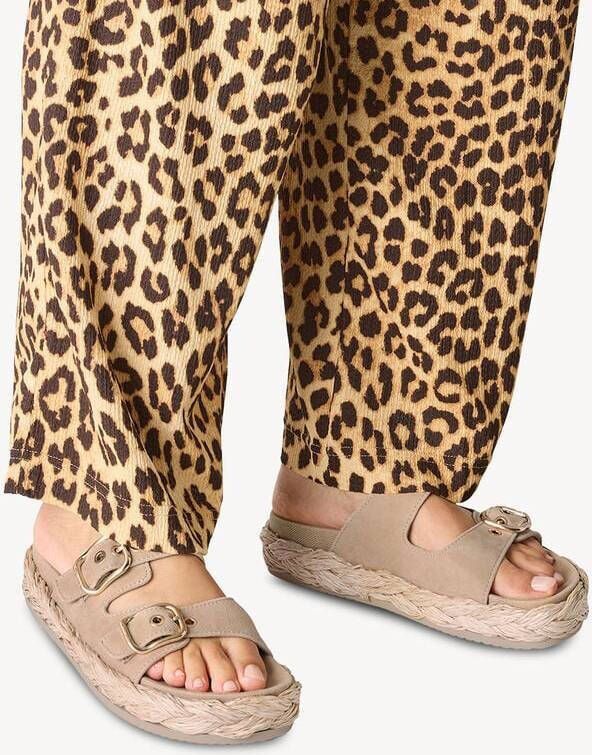 tamaris Slippers beige Leer