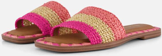 tamaris slippers roze combi