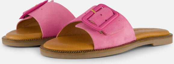 tamaris Slippers roze Leer