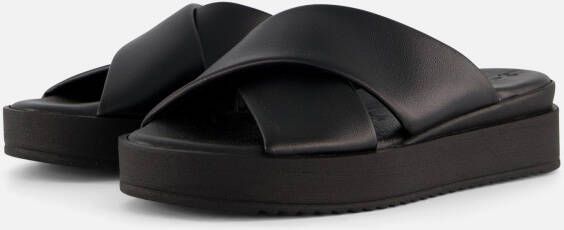 Tamaris Slippers plateau zomerschoen slippers met klassieke kruisbandage