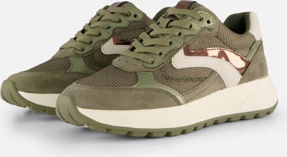 Tamaris Sneakers groen Synthetisch