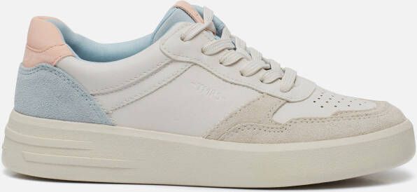 Tamaris Witte Leren Sneakers voor Vrouwen White Dames