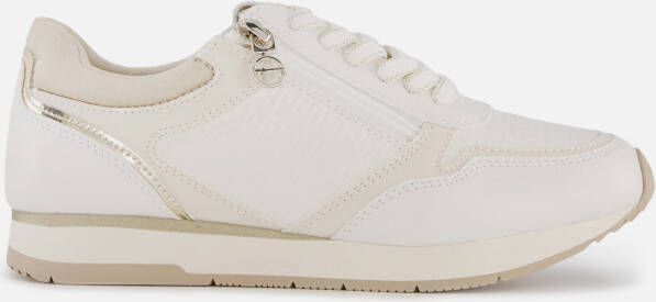 Tamaris Offwhite Comb Casual Gesloten Sportschoen White Dames