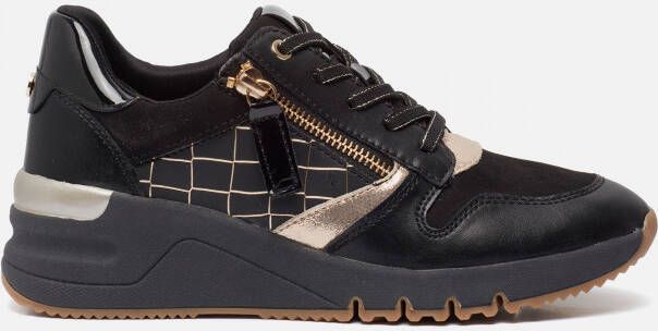 Tamaris Sneakers Zwart Imitatieleer 102105 Dames Kunstleer - Foto 3