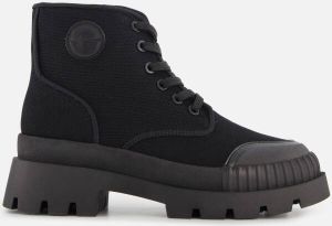 Tamaris Hoge veterschoenen met profielzool