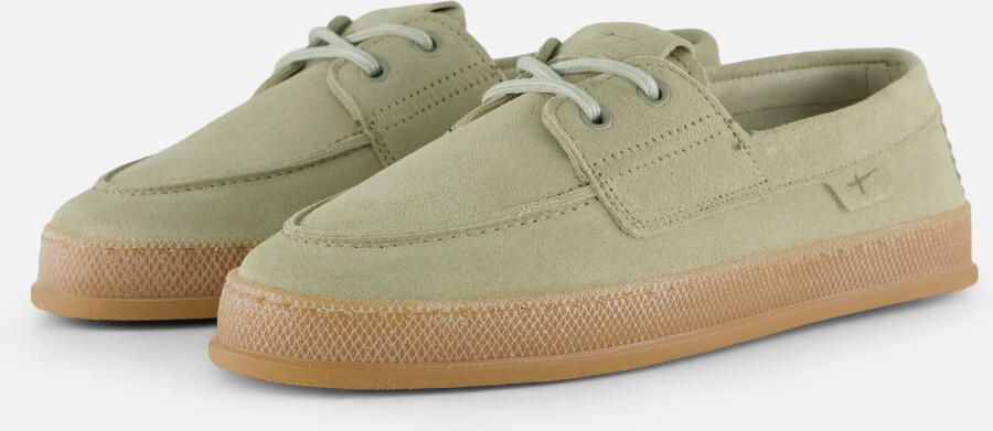 Tamaris dames leren mocassin lichtgroen - Foto 2