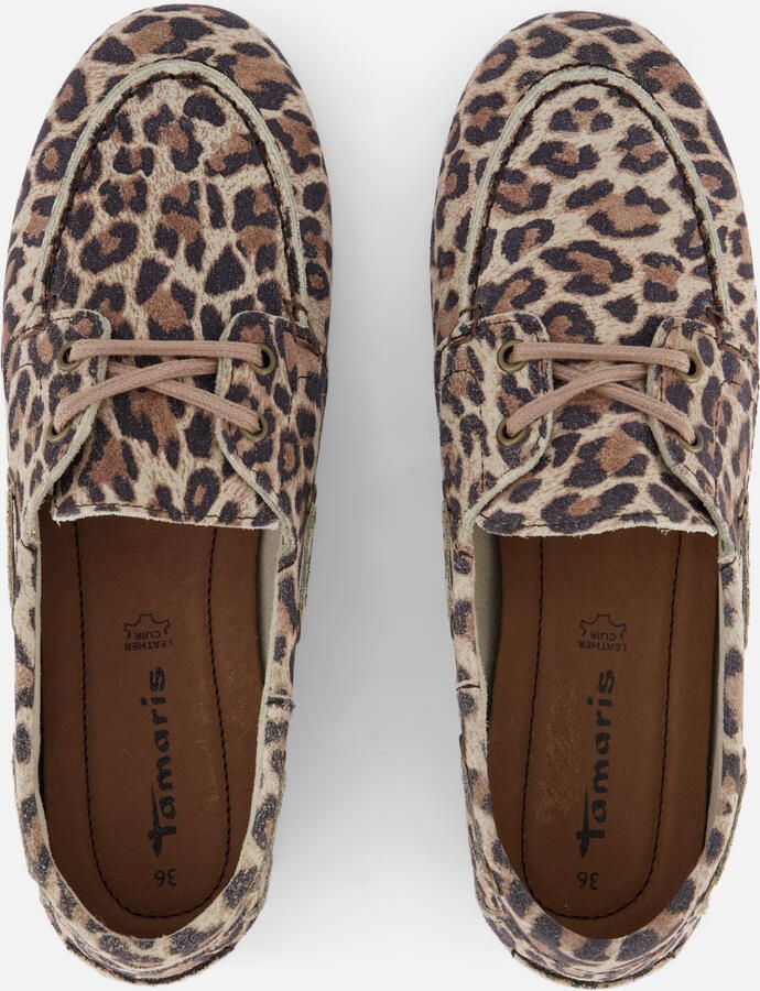 Tamaris Bootschoenen van leer model 'SAILING SHOE' - Foto 2