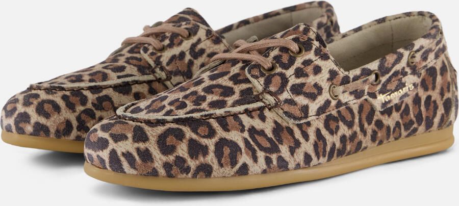 Tamaris Bootschoenen van leer model 'SAILING SHOE' - Foto 6