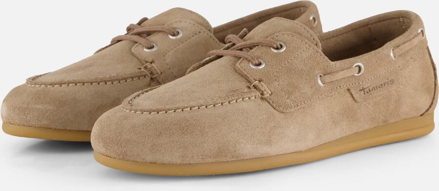 Tamaris dames leren mocassin 1-23602-44-341 instapschoen voor dames Beige