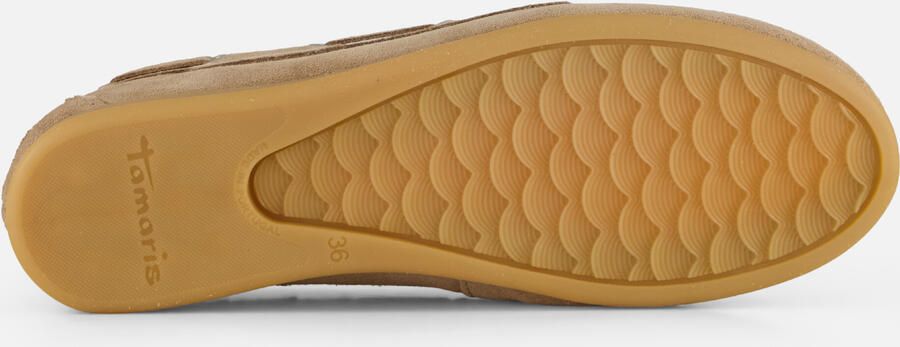 Tamaris dames leren mocassin 1-23602-44-341 instapschoen voor dames Beige - Foto 4