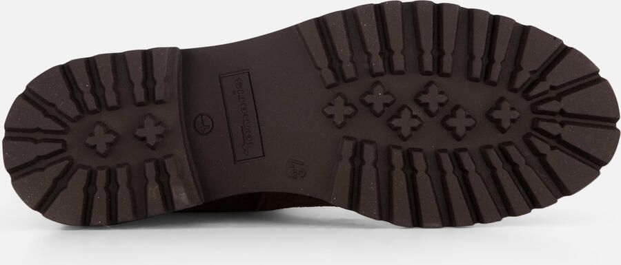 Tamaris dames Chelsea boot leren laarzen enkellaarzen dames M2542741 donkerbruin - Foto 5