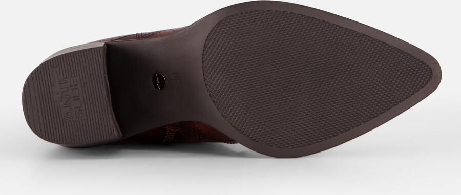 Tamaris Enkellaarzen croco bruin - Foto 6