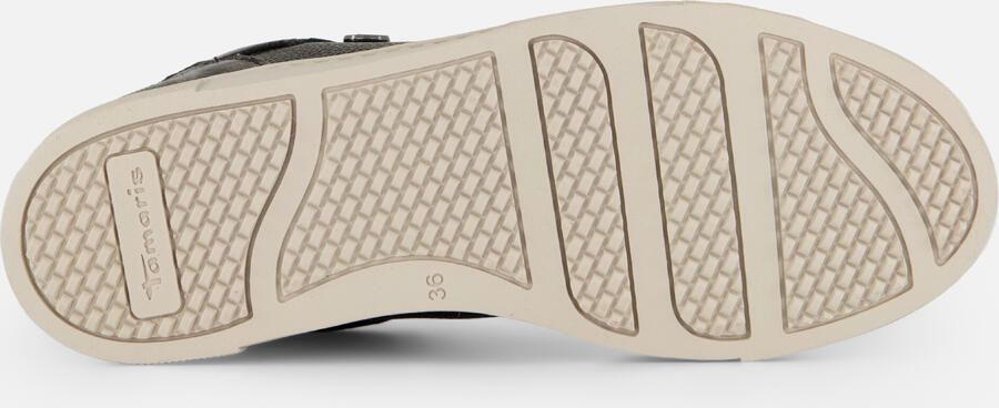 Tamaris Plateausneakers vrijetijdsschoen halfschoen veterschoen met inzetten en glinsterdetails - Foto 5