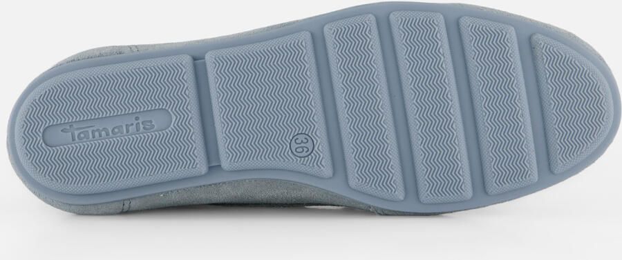 Tamaris leren instapschoenen 1-24203-46-812 Dames Schoenen Lage schoenen Lichtblauw - Foto 5