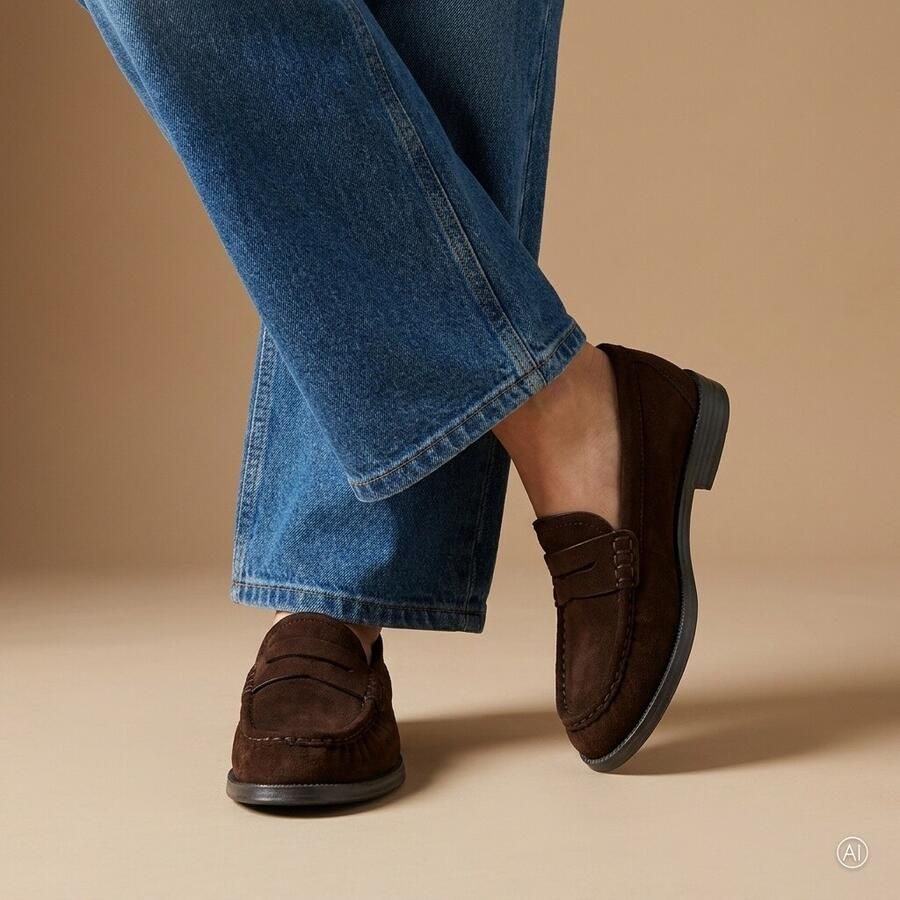 Tamaris Loafers van echt rundleer