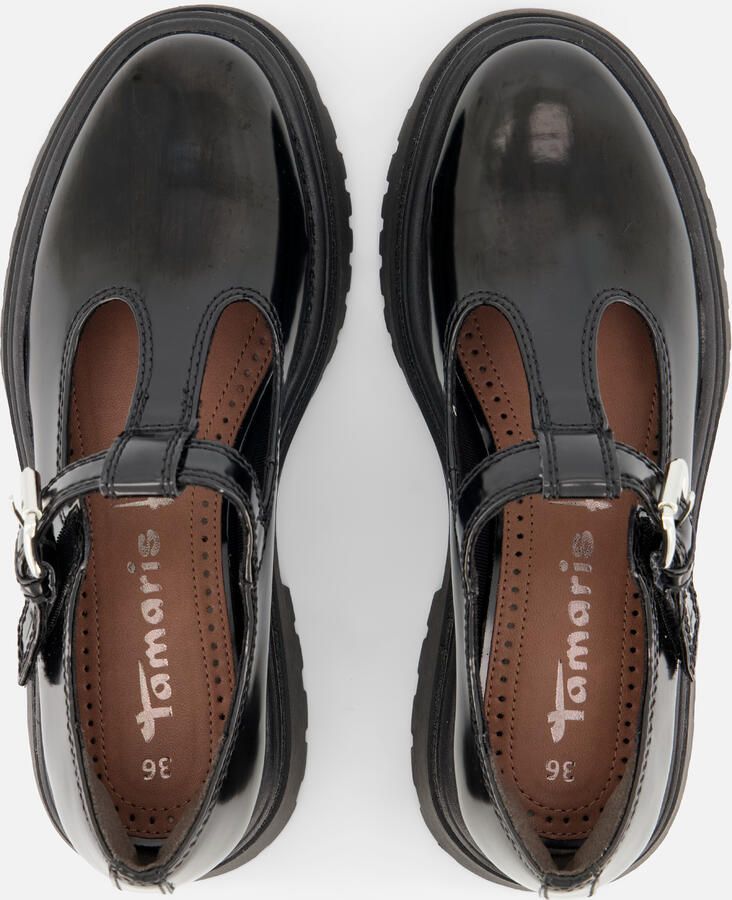 Tamaris damesslipschoen 1-24324-45 001 damesschoenen lage schoen M2432445 zwart - Foto 3