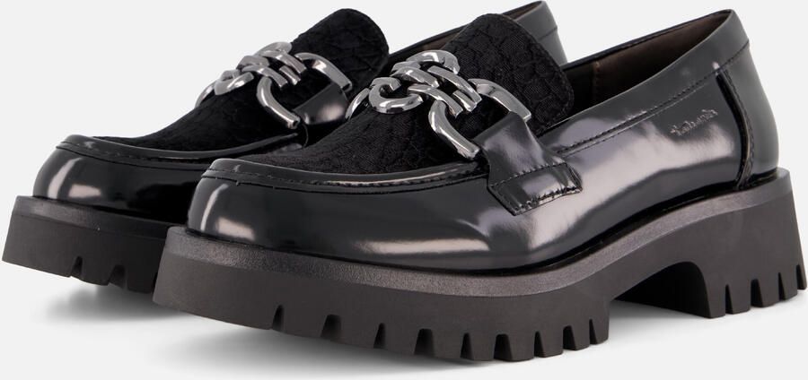 Tamaris damesslipschoen 1-24759-45 001 damessloaferschoenen M2475945 zwart