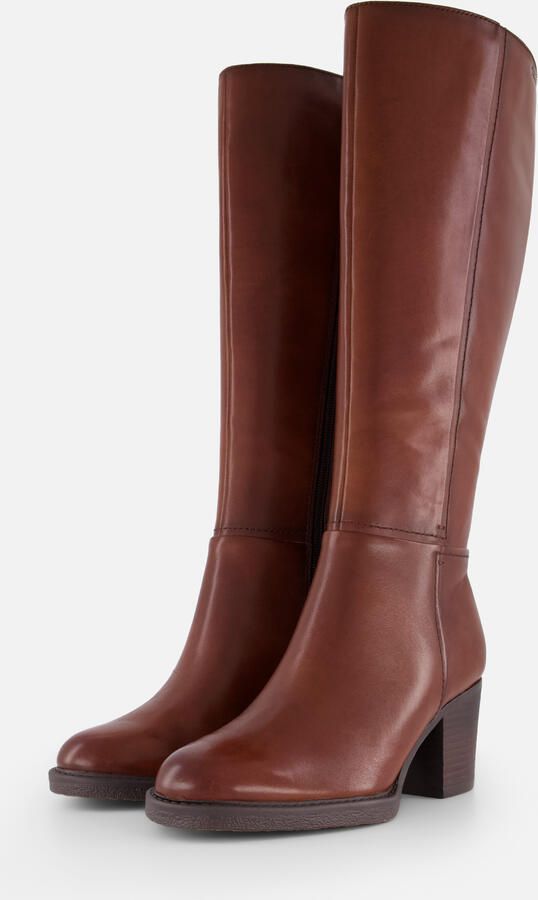Tamaris Lange Laarzen cognac Leer