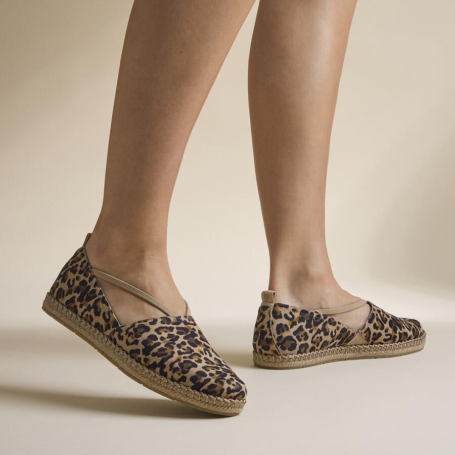Tamaris Espadrilles plateau zomerschoen flats instapschoen met touch it-uitrusting