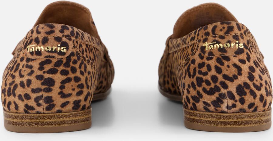Tamaris Leopard Instappers beige Suède - Foto 3