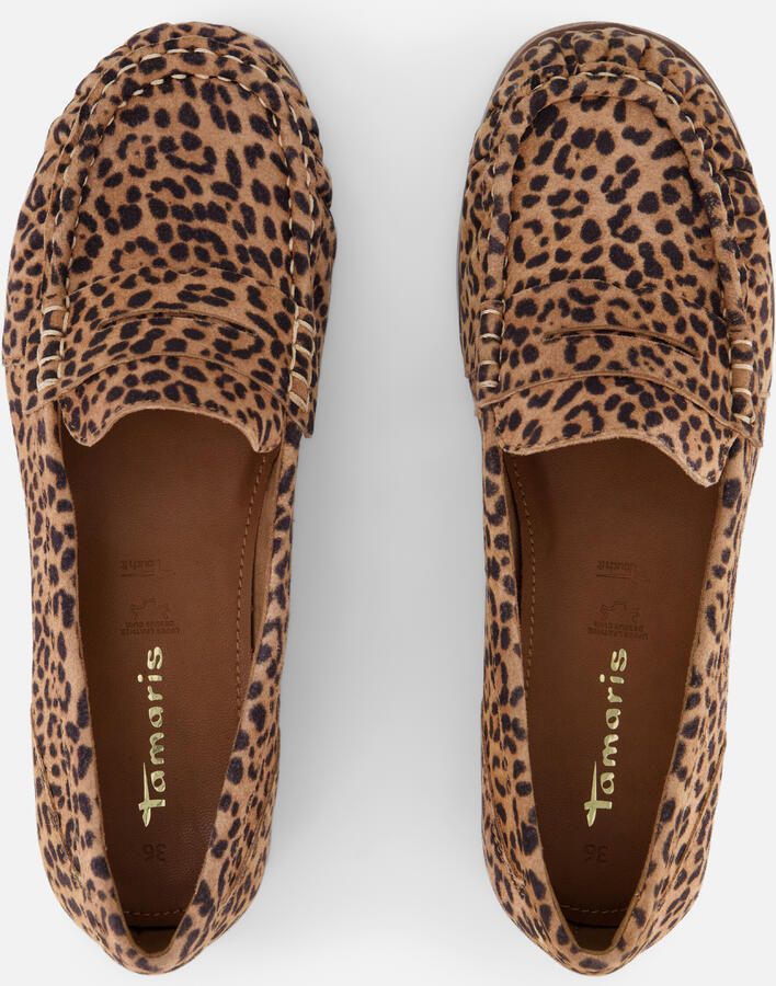 Tamaris Leopard Instappers beige Suède - Foto 2