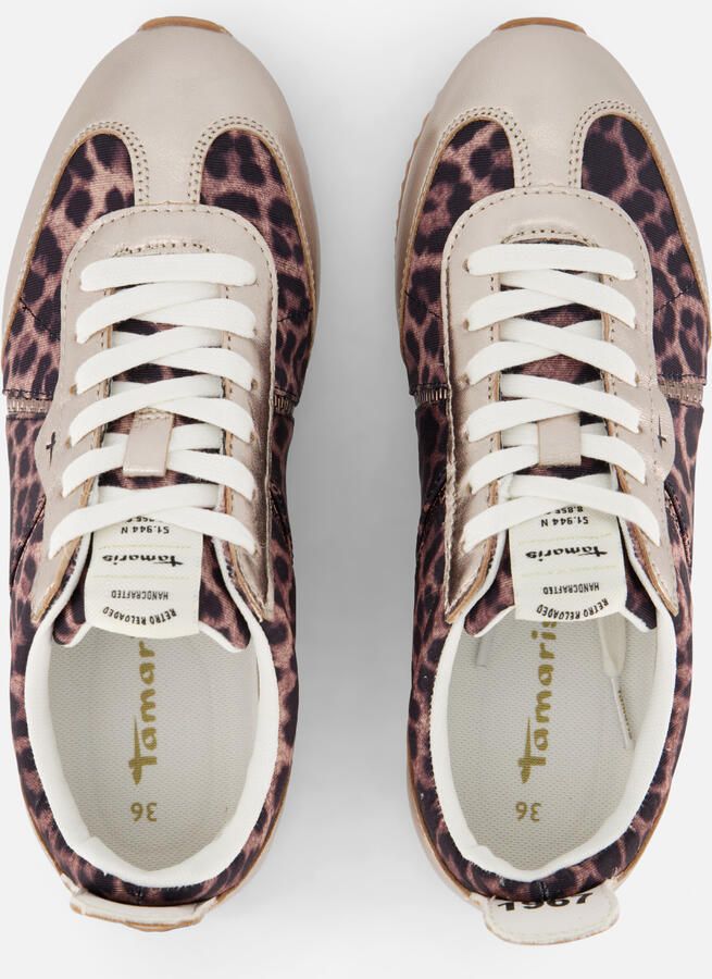 Tamaris Leopard Sneakers beige Textiel Dames - Foto 2