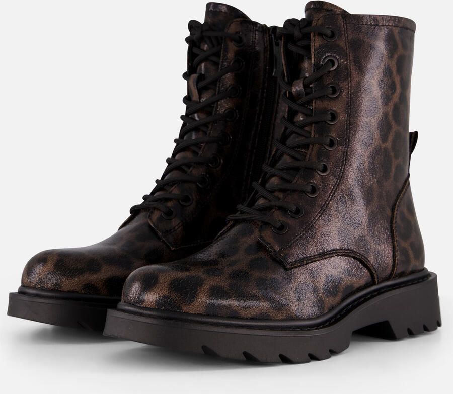 Tamaris Leopard Veterboots bruin Textiel - Foto 3