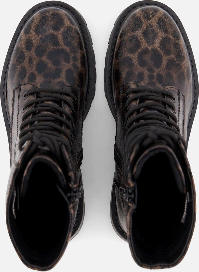 Tamaris Leopard Veterboots bruin Textiel - Foto 4