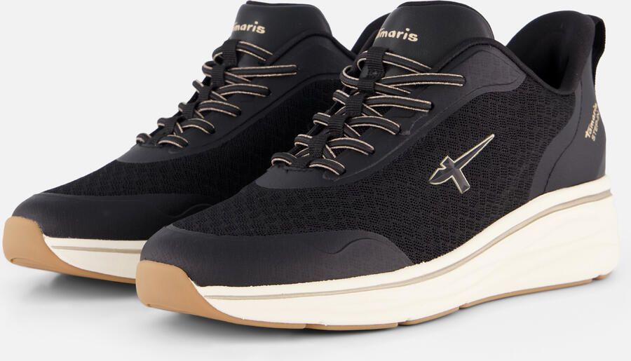 Tamaris Light Weight Sneaker zwart Textiel