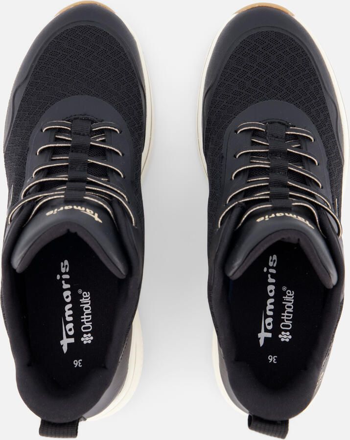 Tamaris Light Weight Sneaker zwart Textiel - Foto 3