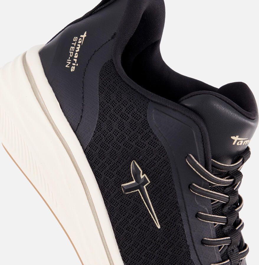 Tamaris Light Weight Sneaker zwart Textiel - Foto 2