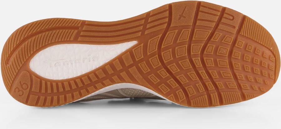 Tamaris Light Weight Sneakers beige Textiel - Foto 6