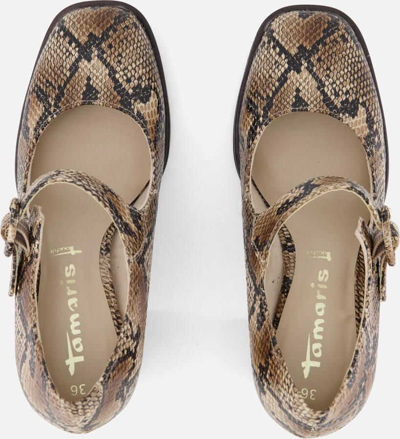 Tamaris Mary Jane Pumps bruin Synthetisch - Foto 2