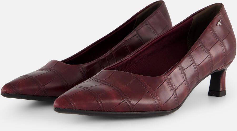 Tamaris 1-22351-47 552 Merlot Croco Pump Elegante Damespumps - Foto 5