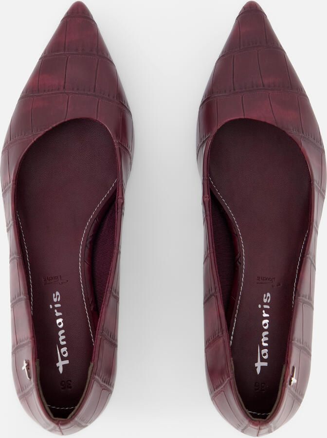 Tamaris 1-22351-47 552 Merlot Croco Pump Elegante Damespumps - Foto 2