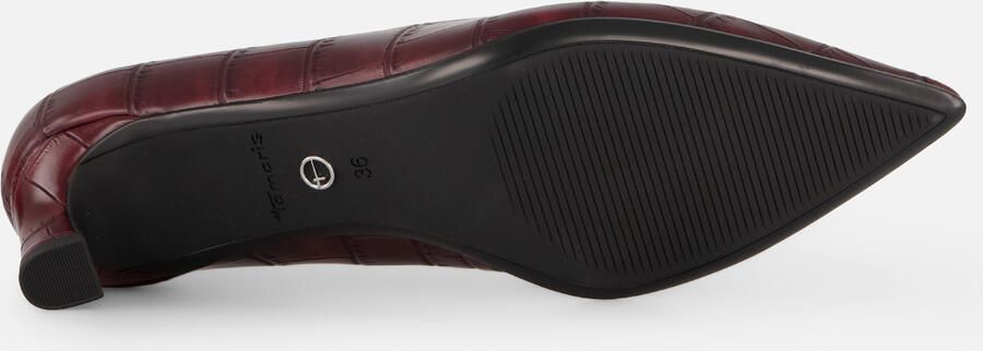Tamaris 1-22351-47 552 Merlot Croco Pump Elegante Damespumps - Foto 6