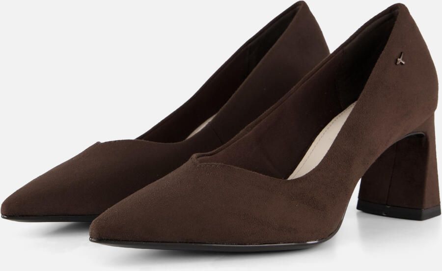 Tamaris Pumps mocca bruin Suède