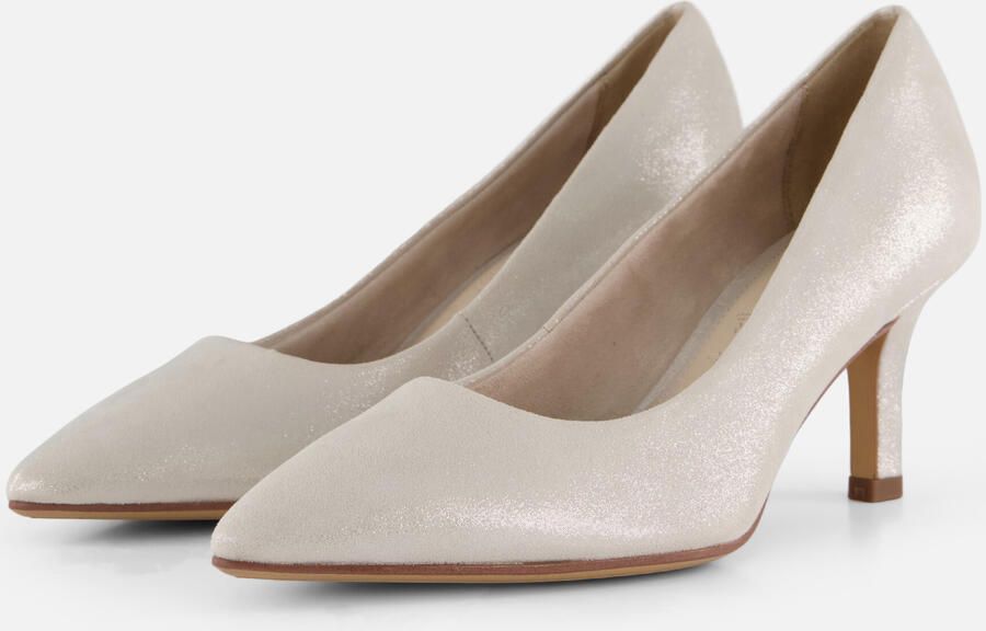 Tamaris Pumps zilver Leer Dames