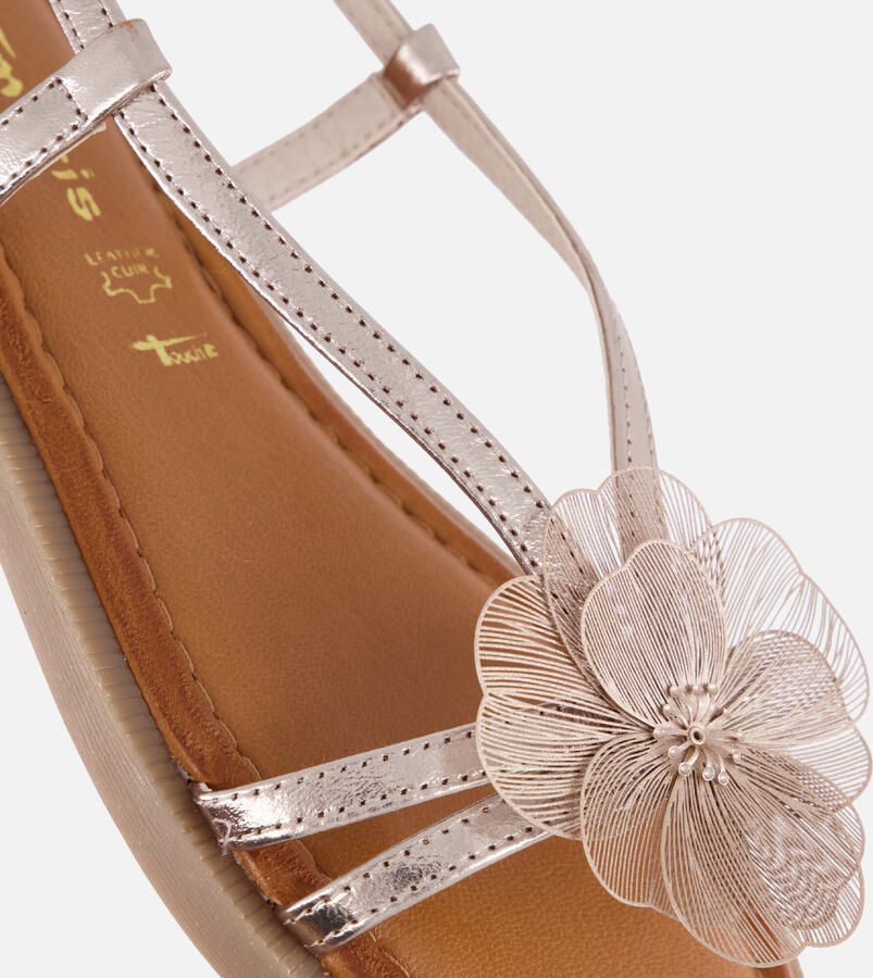 Tamaris Sandalen goud Leer - Foto 2