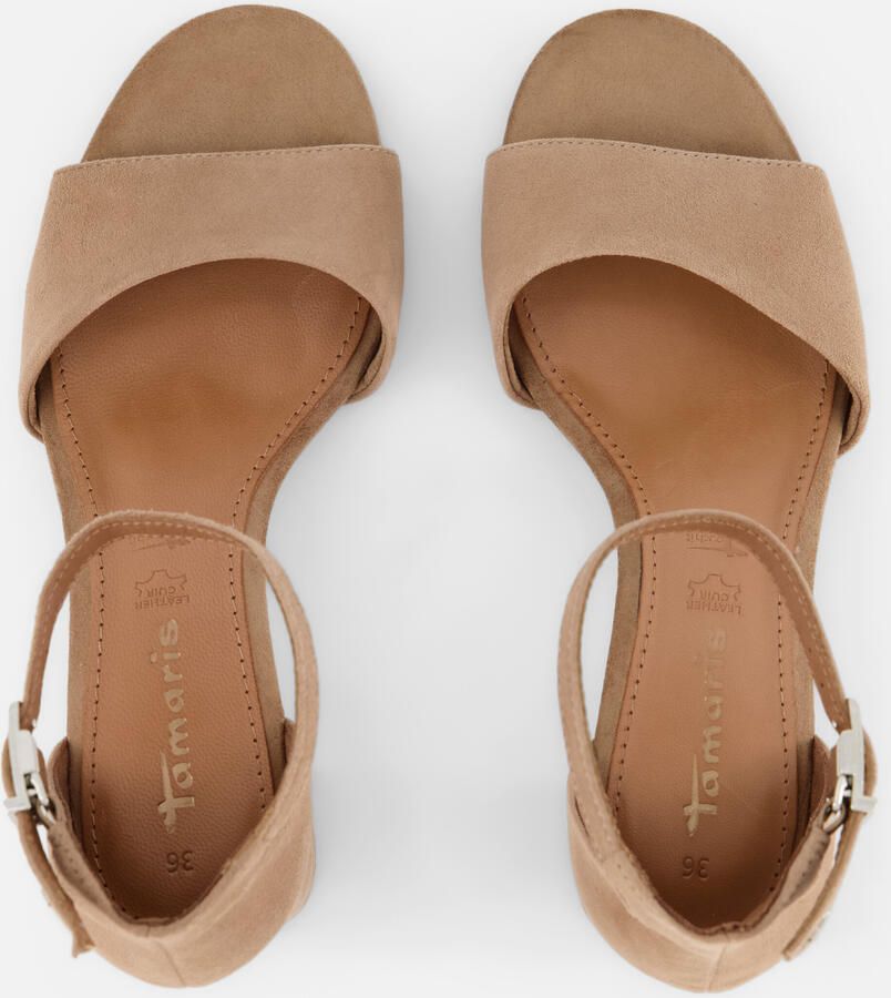 Tamaris Sandalen Met Hak beige Synthetisch - Foto 4