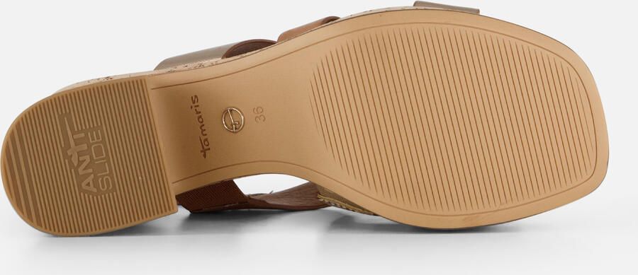 Tamaris Sandalen met hak cognac Synthetisch Dames - Foto 7