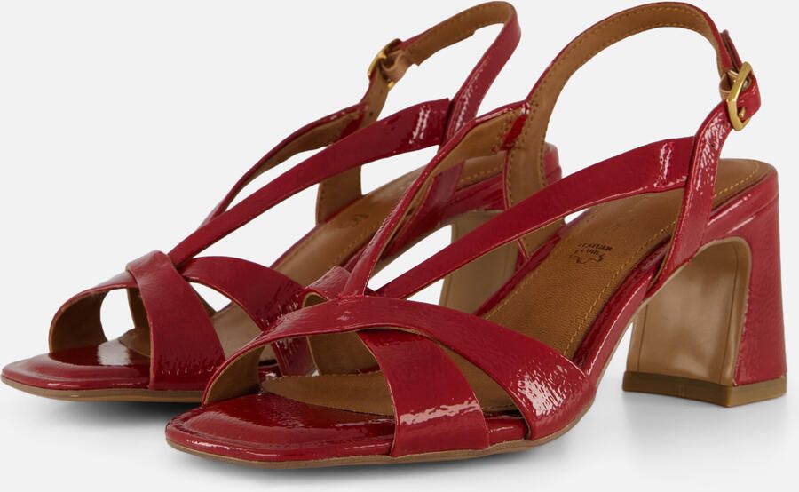 Tamaris Sandalen Met Hak rood Synthetisch