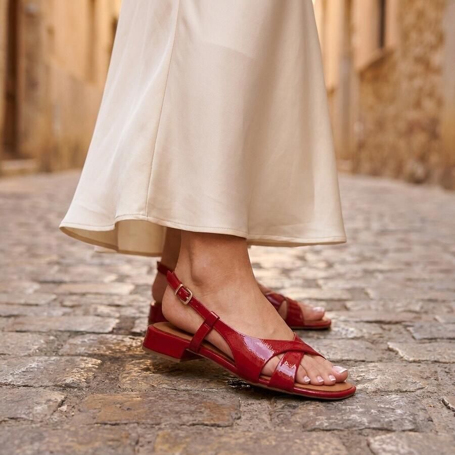 Tamaris Sandalen rood Synthetisch
