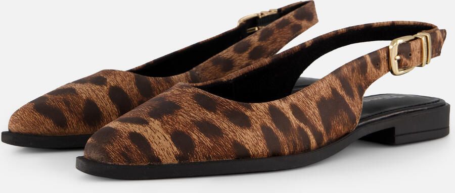 Tamaris Slingbacks bruin Panterprint Leer - Foto 4