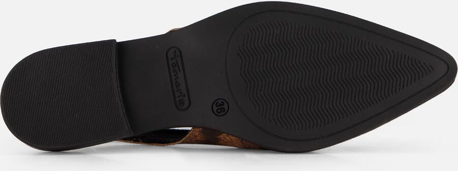 Tamaris Slingbacks bruin Panterprint Leer - Foto 5
