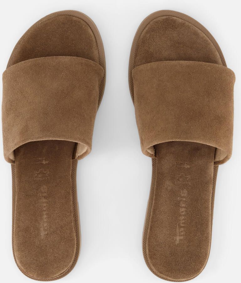 Tamaris Slippers bruin Suède - Foto 3