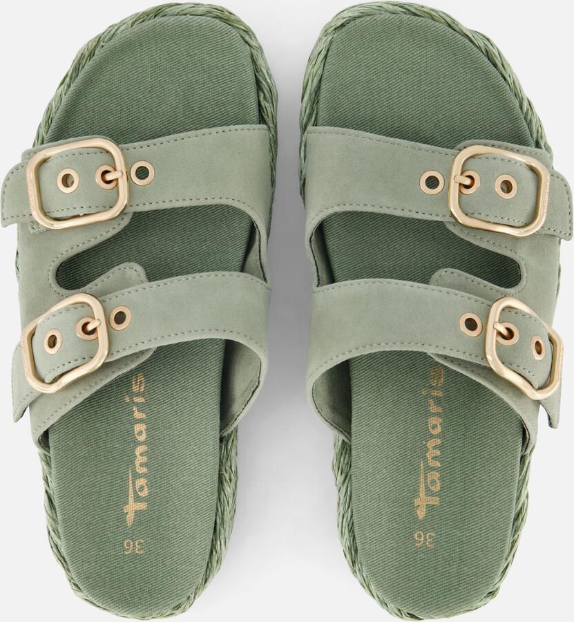 Tamaris Slippers plateaus zomerschoen strandschoen met voorgevormd voetbed - Foto 3